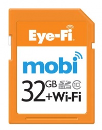 Eye-Fi Mobi 32GB SDHC Class 10 Wireless Memory Card, Frustration Free Packaging (MOBI-32-FF)