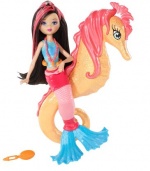 Barbie Orange Mermaid and Sea Horse