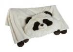 The Original My Pillow Pets PAnda Blanket - Black And White