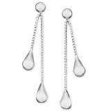 Giani Bernini Sterling Silver Earrings, Double Teardrop