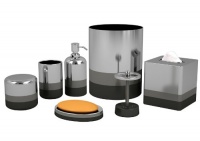 Nu Steel Triune Bathroom Accessories Set ,7-Piece