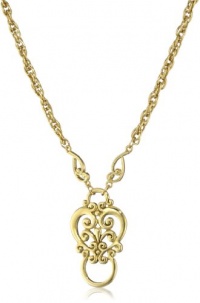 1928 Jewelry Heart Eyeglass Holder Pendant Necklace, 28