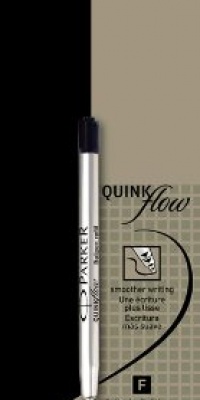 Parker QuinkFlow Ballpen Fine Point Black Ink Refill (1782467)