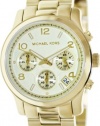 Michael Kors Midsized Chronograph Gold Tone Womens Watch MK5055