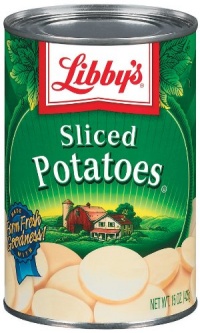 Libby's Sliced White Potatoes, 15-Ounce Cans (Pack of 12)