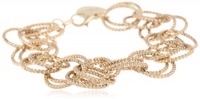 Betsey Johnson Classic Boost Gold Circle Link Bracelet, 7.5