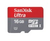 SanDisk Ultra 16 GB MicroSDHC Class 10 UHS-1 Memory Card with Adapter (SDSDQU-016G-AFFP-A)