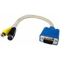 Cables Unlimited AUD-2350 VGA to S-Video or RCA Adapter