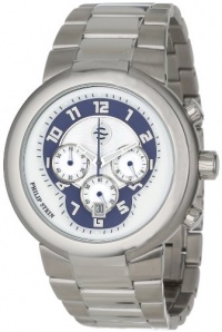 Philip Stein Unisex 32-AN-SS Active Stainless Steel and Navy Chronograph Bracelet Watch