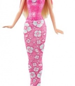 Barbie Color Magic Blonde Mermaid Doll, Pink