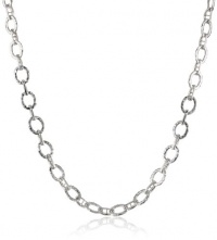 Judith Jack Linked In Sterling Silver Hammered Collar Necklace, 18