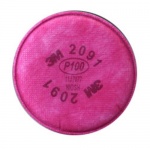 3M 2091 P100 Particulate Filter, 1 Pair Per Pack