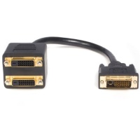 StarTech.com DVISPL1DD 1-Feet DVI-D to 2x DVI-D Digital Video Splitter Cable - M/F