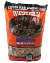 Western Mesquite Wood Smoking Chips 2 1/4 lb Bag