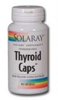 Solaray - Thyroid Caps, 60 capsules