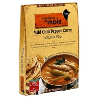 Kitchens of India Ready To Eat Mirch Ka Salan, Mild Chili Pepper Curry Dinner, 10-Ounce Boxes (Pack of 6)