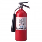 Kidde 466180 Pro 5 CD Fire Extinguisher , UL Rated 5-B:C, Carbon Dioxide, Red