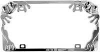 Custom Accessories 92760 Chrome Frog License Plate Frame