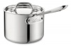 All-Clad PROMO 5202 Stainless Steel 3-Ply Bonded Dishwasher Safe Sauce Pan Cookware, 2-Quart, Silver