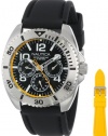 Nautica Men's N11608G Sport Ring Box Set Classic Analog Multi-Function Watch