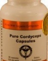 Pure Cordyceps Capsules 525 mg (3 Bottles)