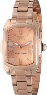 Invicta Women's 15158 Lupah Rose Gold Dial 18k Ion-Plated Stainless Steel Watch