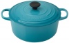 Le Creuset Signature Enameled Cast-Iron 5-1/2-Quart Round French Oven, Caribbean