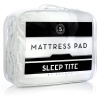 Sleep Tite by Malouf MATTRESS PAD Quilted Mattress Pad - Filled with Gelled Microfiber