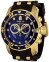 Invicta Men's 6983 Pro Diver Collection Chronograph Blue Dial Black Polyurethane Watch