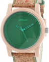 Sprout Unisex ST/5516DGCK Dark Green Dial Cork Strap Eco-Friendly Watch