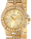 Invicta Women's 0134 Wildflower Collection 18k Gold-Plated Crystal Accented Watch