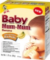 Hot-Kid Baby Mum-Mum Banana Flavor Rice Biscuit, 24-pieces (Pack of 6)