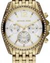 Michael Kors Mid-Size Golden Pressley Chronograph Glitz Women's watch #MK5835