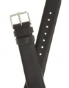 Men's Classic Glove Leather Watchband Black 20mm Watch Band