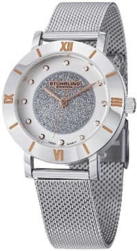 Stuhrling Original Women's 738.01 Audrey Astra Elite Swiss Quartz Swarovski Mesh Watch