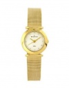 Skagen Women's 107SGGD Classic Swarovski Crystal Gold Tone Mesh White Dial Watch