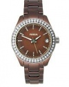 Fossil Women's ES2963 Quartz Brown Dial Aluminum Watch