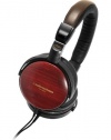 Audio Technica ATHESW9A Portable Wooden Headphones