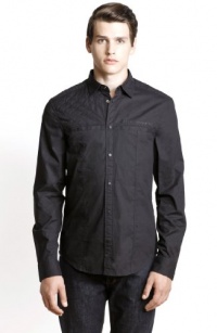 Armani Exchange Mens updated padded utility shirt