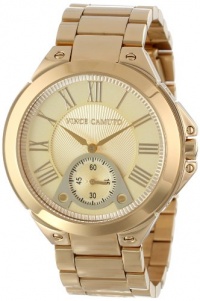 Vince Camuto Women's VC/5116CHGB Remote Sweep Gold-Tone Bracelet Watch