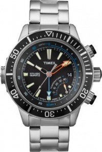 Timex Intelligent Quartz T2N809 Mens Indiglo Depth Gauge Thermometer Watch