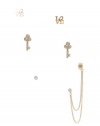 G by GUESS Women's Gold-Tone Stud Earring Set, GOLD