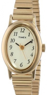 Timex Women's T21872 Cavatina Classics Gold-Tone Expansion Band Watch