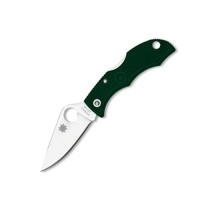 Spyderco Ladybug3 British Racing FRN Zdp189 Plain Edge Knife, Green