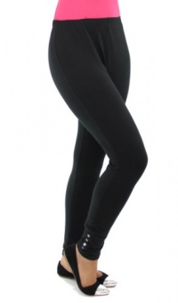 Style&co. Plus Size Pants, Ankle Stud Leggings (1X, Ebony Black)