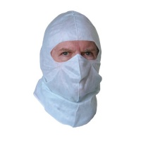 Aqua Blue Soft-stretch Full-cover Hood (Spray Sock) For Welding Grinding Powder Coating, $.88 Ea, 50 Per Pack