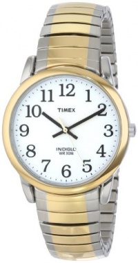 Timex Men's T23811 Easy Reader Two-Tone Expansion Band Stainless Steel Bracelet Watch