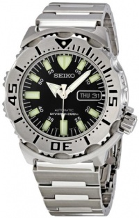 Seiko Men's SKX779 Black Monster Automatic Dive Stainless steel Watch