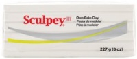 Polyform Sculpey III Polymer Clay 8 Oz: White