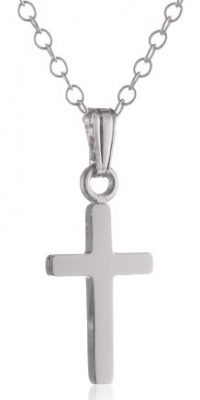 Sterling Silver Children's Petite Cross Pendant, 13